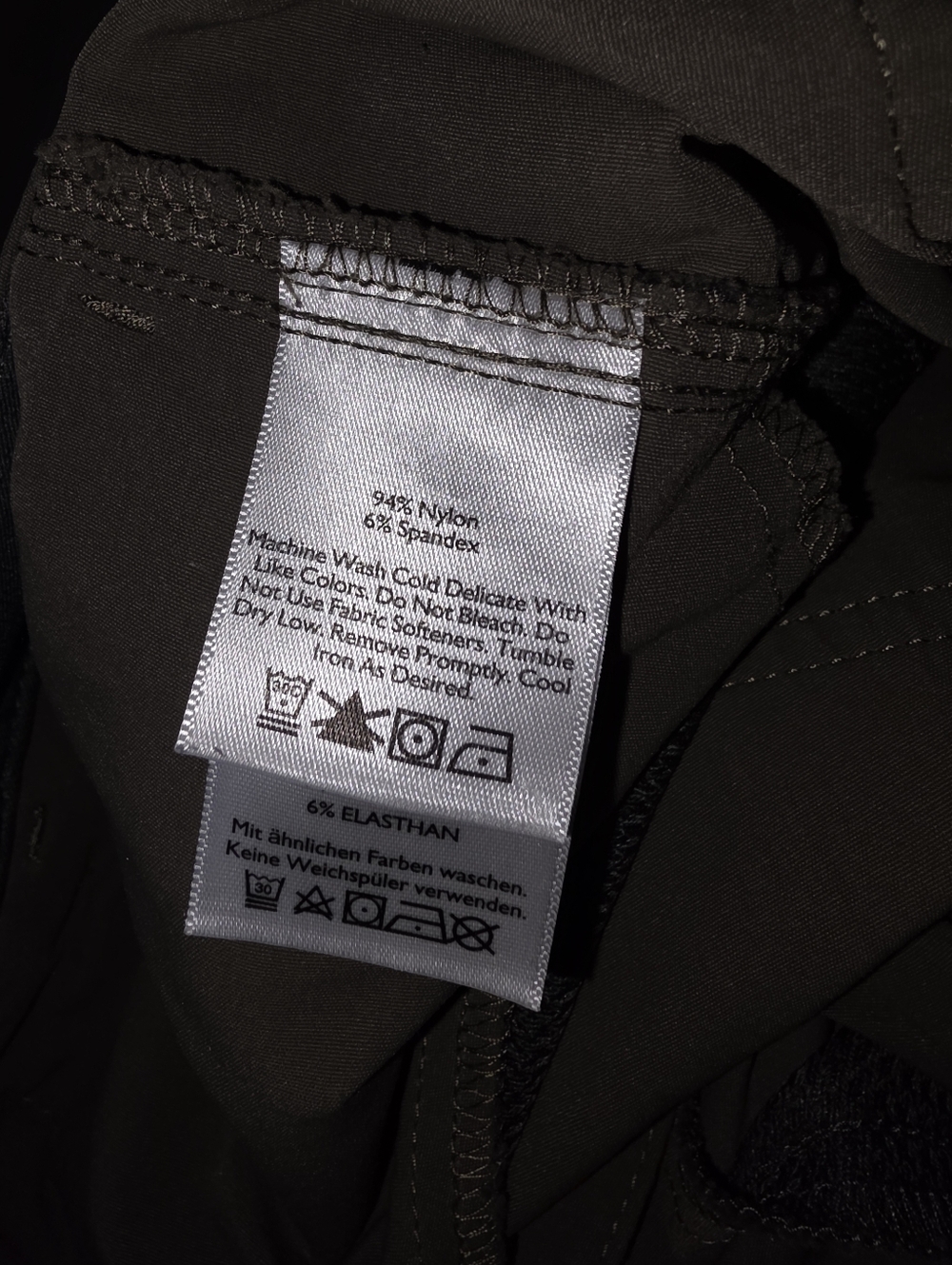 Eddie Bauer Mens Outdoor Pant 35/30 Olive - Picture 4 of 5